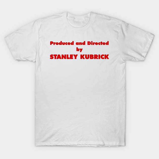 Kubrick film T-Shirt by Exposation